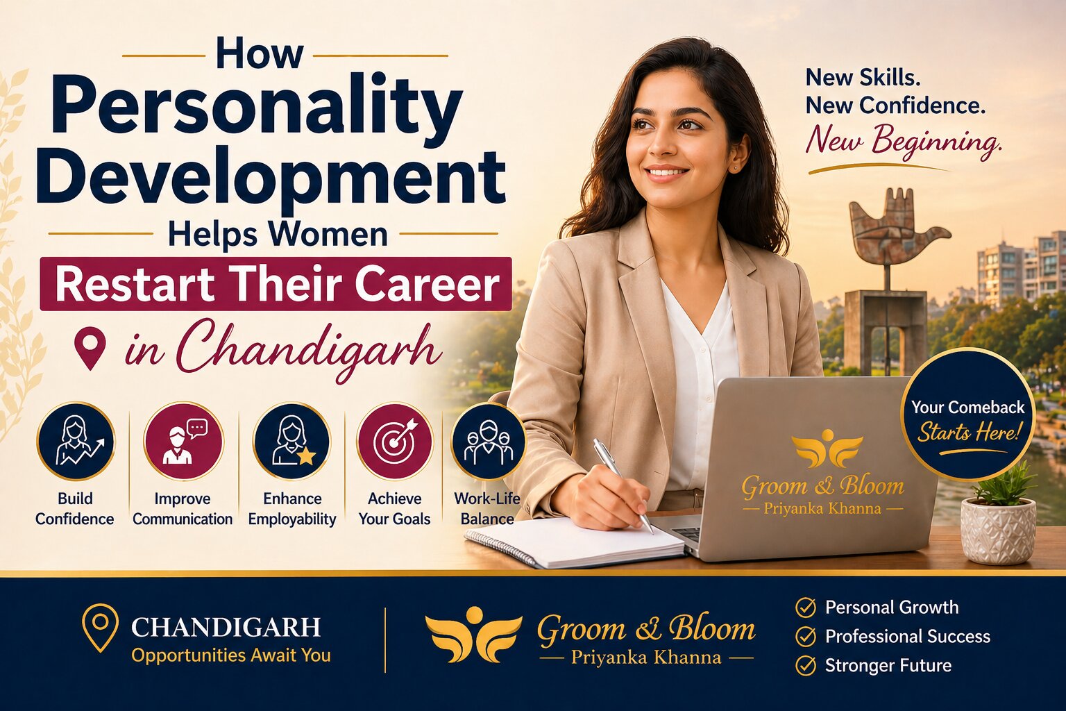  How Personality Development Helps Women Restart Their Careers in Chandigarh 